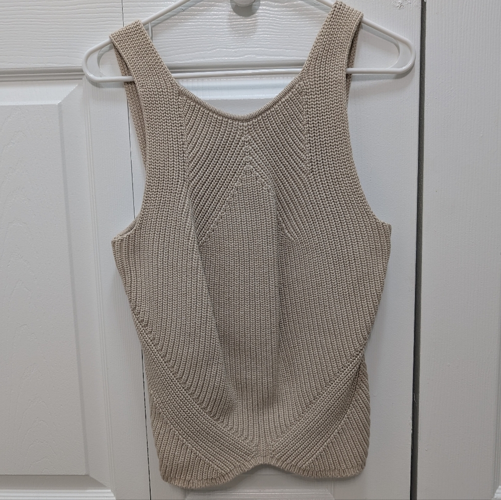 Express Ribbed Sleeveless Top